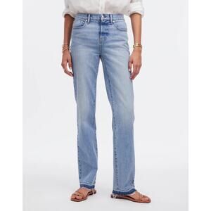 Madewell The Tall '90s Straight Mid-Rise Jean Barbosa‎ Wash 28T NR981 Stretch